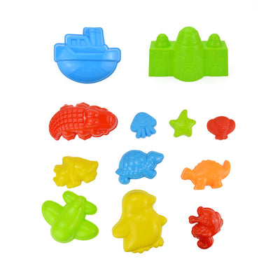 25-Piece Castle Bucket Sand Pool For Playing With Beach Bucket Shovel