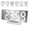 Mirror Digital Alarm Clock LED Electronic Clock