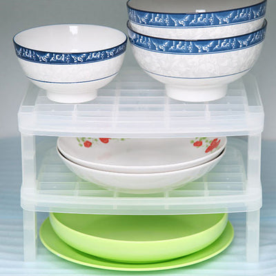 Kitchen storage plate tableware dish storage rack