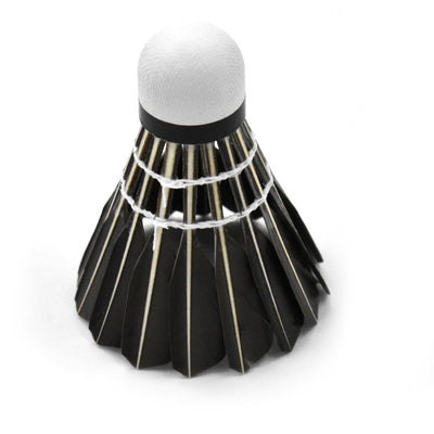 12 Sets Of Goose Feather Shuttlecock For Training Indoor And Outdoor Use Resistant King Black Badminton