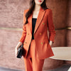 Caramel Suit Women's Fashion Temperament Double Breasted High Sense Slim Fit Suits