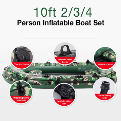 Inflatable Fishing Boat Thickened Kayak Carrying Inflatable Boat Can Be Folded To Carry
